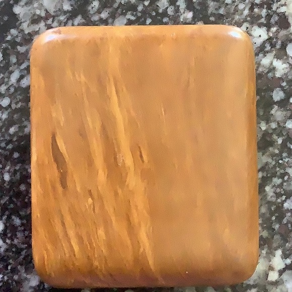 Vintage small hinged box, wood inlay, made in Germany - Picture 6 of 13